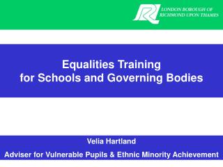 Equalities Training for Schools and Governing Bodies