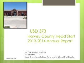 USD 373 Harvey County Head Start 2013-2014 Annual Report