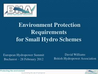 David Williams British Hydropower Association