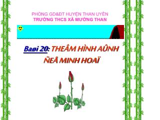 PHÒNG GD&amp;ĐT HUYỆN THAN UYÊN TRƯỜNG THCS XÃ MƯỜNG THAN