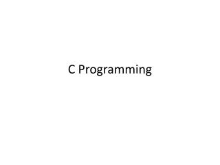 C Programming