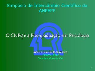 Simpósio de Intercâmbio Científico da ANPEPP