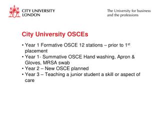 City University OSCEs