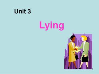 Lying