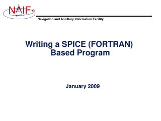 Writing a SPICE (FORTRAN) Based Program