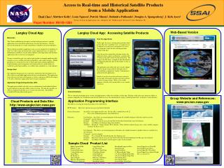 Access to Real-time and Historical Satellite Products from a Mobile Application