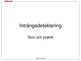 Intrångsdetektering