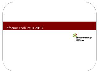 Informe Codi Ictus 2013