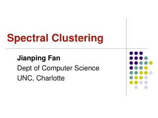 Spectral Clustering