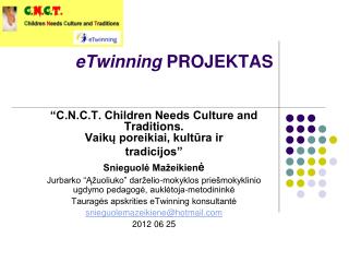 eTwinning PROJEKTAS