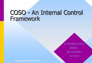 COSO - An Internal Control Framework
