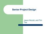 Senior Project Design