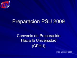 Preparación PSU 2009