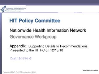 HIT Policy Committee