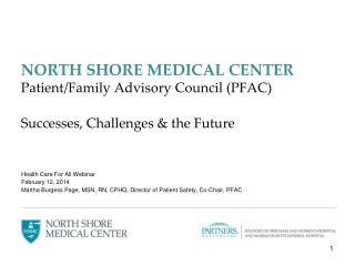 Health Care For All Webinar February 12, 2014