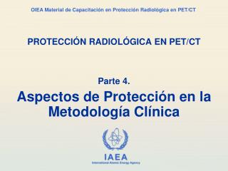 PROTECCIÓN RADIOLÓGICA EN PET/CT