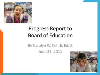 2010-2011 Superintendent End of Year Report
