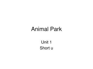 Animal Park