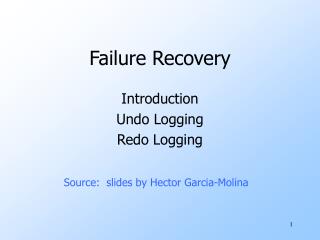 Failure Recovery