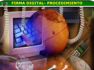 FIRMA DIGITAL- PROCEDIMIENTO