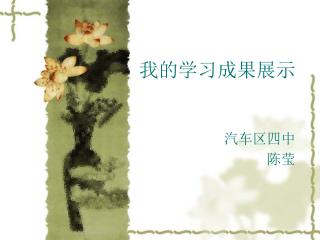 我的学习成果展示