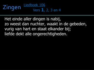 Zingen
