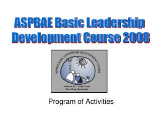 Program of Activities