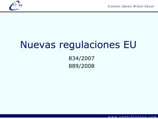 Nuevas regulaciones EU