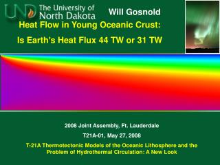 Heat Flow in Young Oceanic Crust: Is Earth’s Heat Flux 44 TW or 31 TW