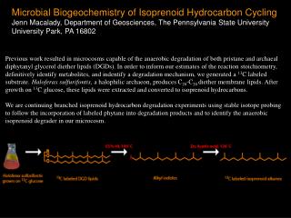Microbial Biogeochemistry of Isoprenoid Hydrocarbon Cycling