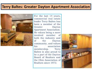 Terry Baltes - Greater Dayton Apartment Association