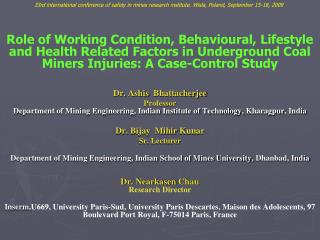 Dr. Ashis Bhattacherjee Professor