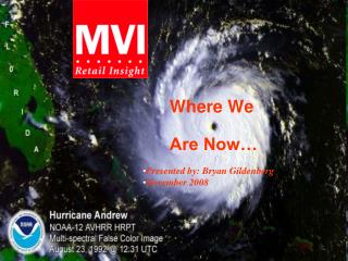 Where We Are Now…