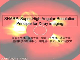 SHARP: Super-High Angular Resolution Principle for X-ray imaging