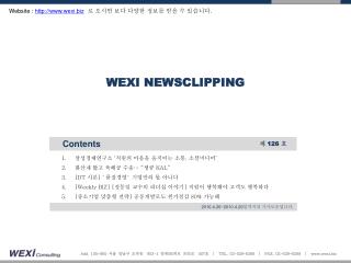 WEXI NEWSCLIPPING