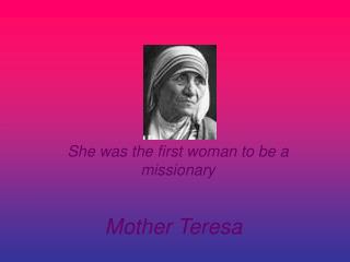 Mother Teresa