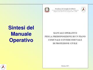 Sintesi del Manuale Operativo