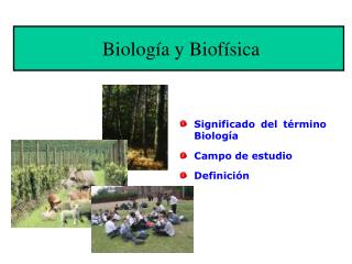 Biología y Biofísica