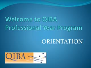 Welcome to QIBA Professional Year Program