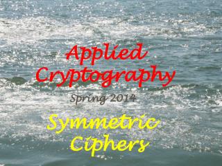 Applied Cryptography