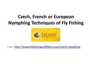 Czech, French and European fly fishing nymphing techniques