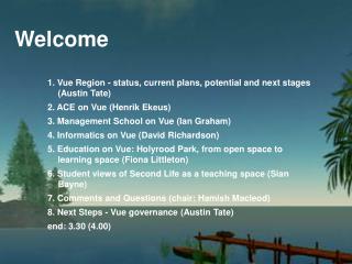 Welcome