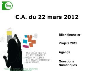 C.A. du 22 mars 2012