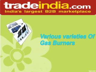 Lpg Gas Burners Suppliers