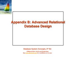 Appendix B: Advanced Relational Database Design