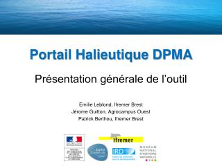 Portail Halieutique DPMA