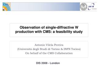 Observation of single-diffractive W production with CMS: a feasibility study