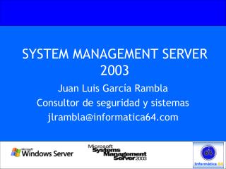 SYSTEM MANAGEMENT SERVER 2003