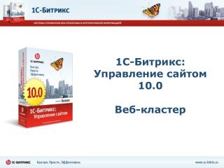 1С-Битрикс: Управление сайтом 10.0 Веб-кластер