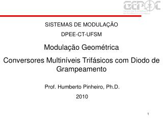 Prof. Humberto Pinheiro, Ph.D. 2010